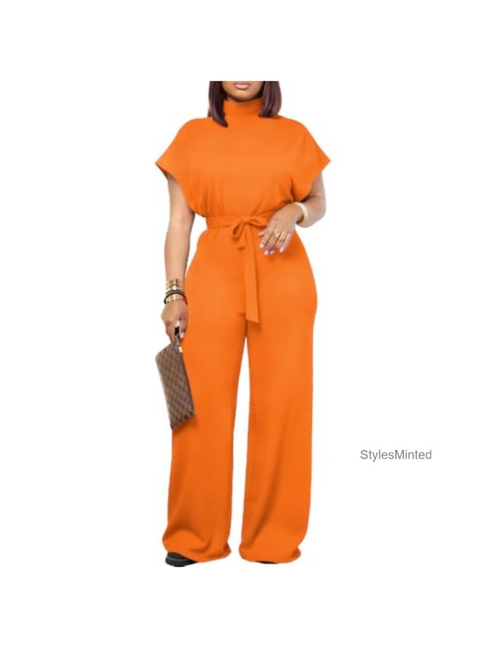 Womens Dressy Wide Leg Jumpsuit Formal Wedding Guest Cocktail One Piece